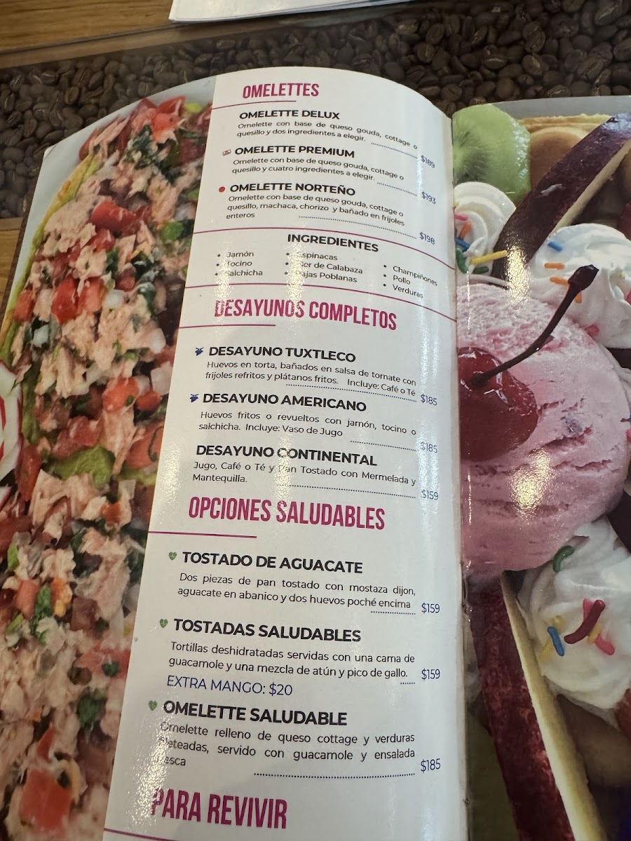 CAFETERÍA DEL PARQUE BOULEVARD Menu - Image 3